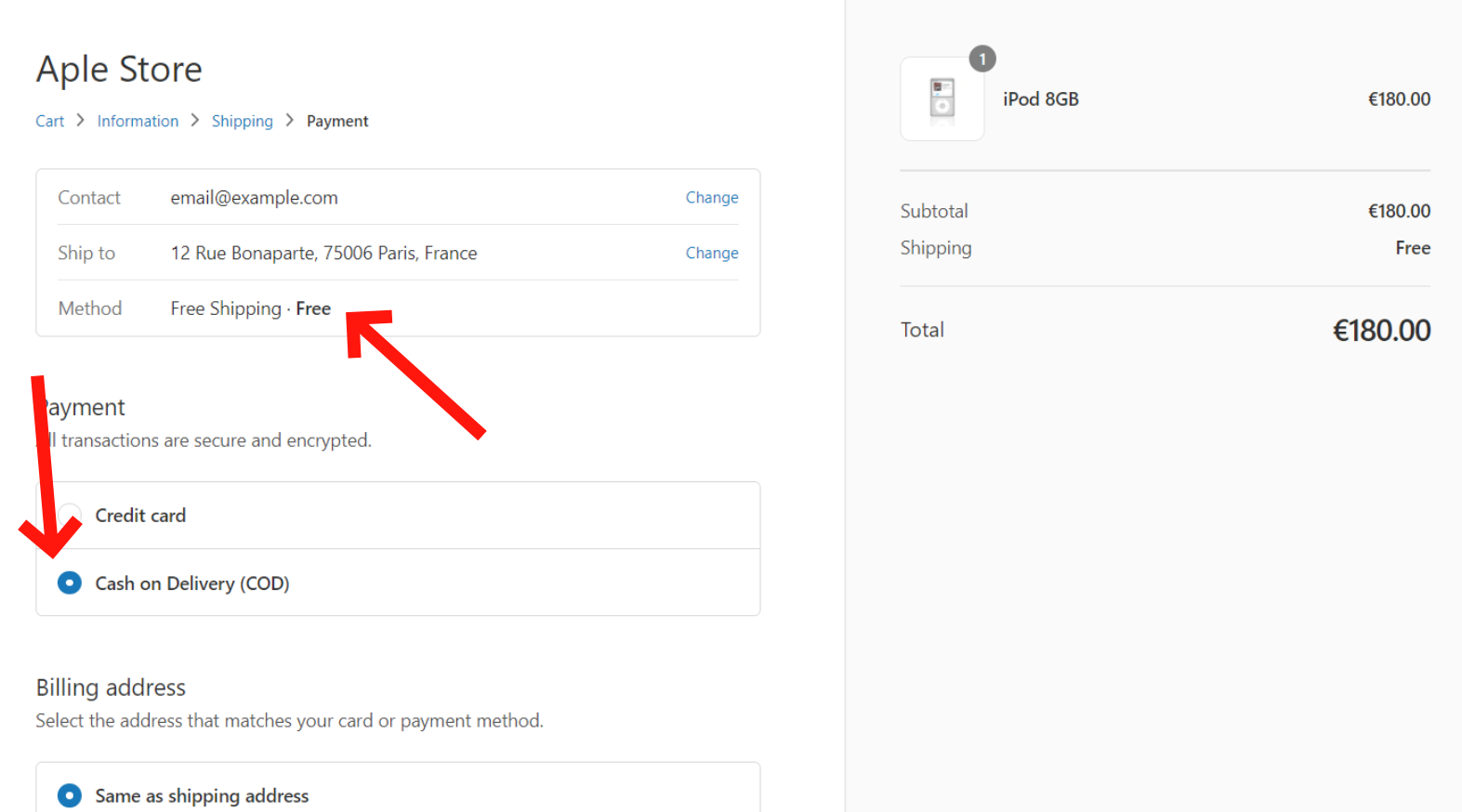 Issue with using the Shipping rate workaround