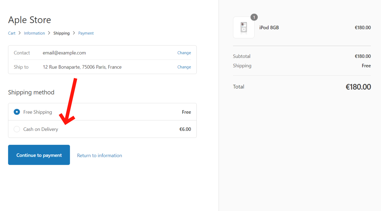 Add a Cash on Delivery Fee to Shopify using the Shipping rate workaround